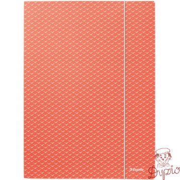 Teczka kartonowa z gumką Colour`Breeze A4 koralowa 628494 ESSELTE