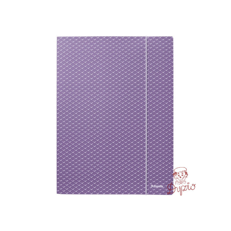 Teczka kartonowa z gumką Colour`Breeze A4 lawendowa 628495 ESSELTE
