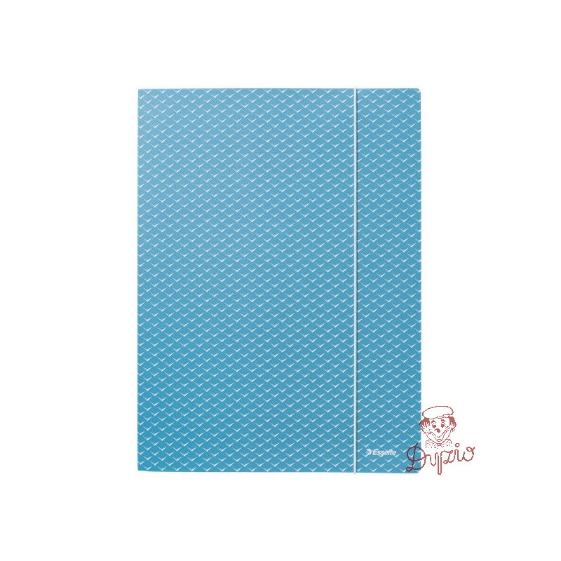 Teczka kartonowa z gumką Colour`Breeze A4 niebieska 628492 ESSELTE