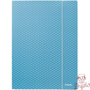 Teczka kartonowa z gumką Colour`Breeze A4 niebieska 628492 ESSELTE