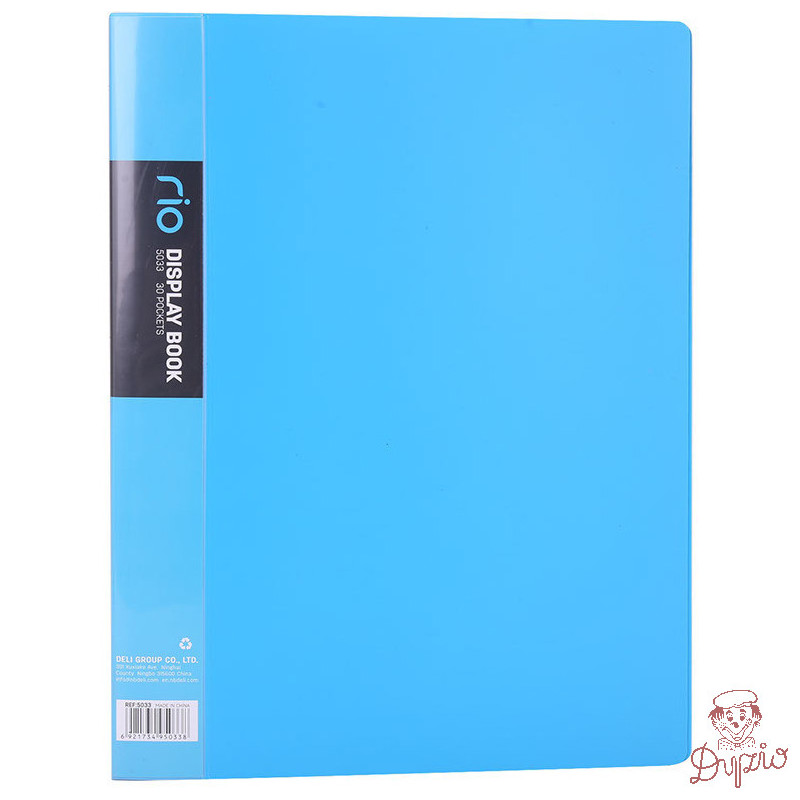 Album ofertowy A4 30 koszulek RIO niebieski 5033 BLUE DELI