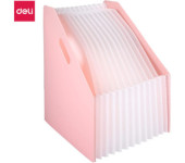 Organizer wolnostojący harmonijkowy A4 MACARON różowy B41102 PINK DELI