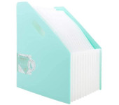Organizer wolnostojący harmonijkowy A4 MACARON zielony B41102 GREEN DELI