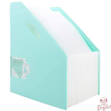 Organizer wolnostojący harmonijkowy A4 MACARON zielony B41102 GREEN DELI