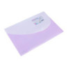 Teczka kopertowa na zatrzask MACARON fioletowa 5506 VIOLET DELI