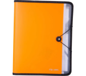 Teczka z gumką A4 7-przegródek RIO pomarańczowa 38965 ORANGE DELI