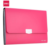 Teczka z rączką 7-przegródek RIO różowa 38125 PINK DELI