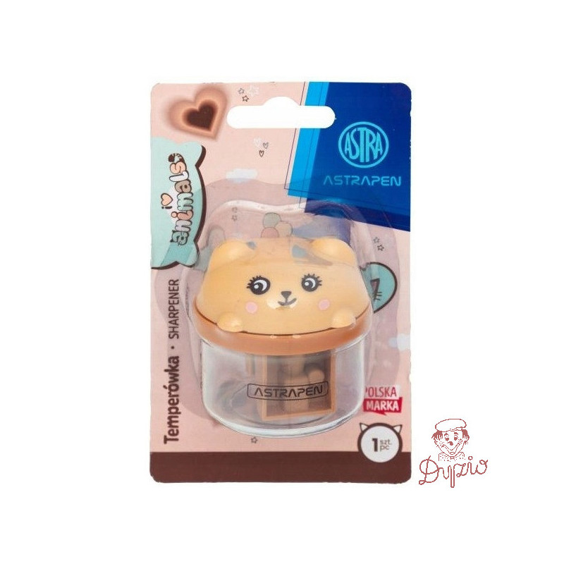 Temperówka z uszkami ASTRAPEN Animals Choco 1szt. blister 425025901