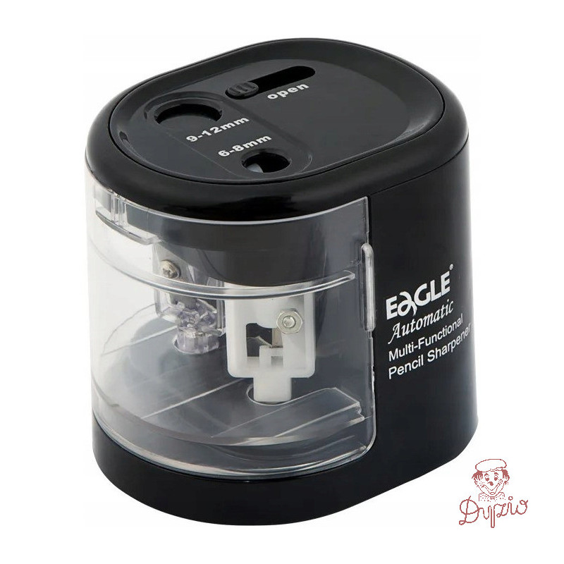 Temperówka na baterie lub USB dwa otwory EG-5161 czarna 130-1851 EAGLE