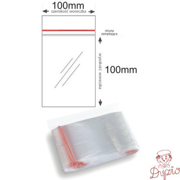 Torebki strunowe 100x100mm (100szt)