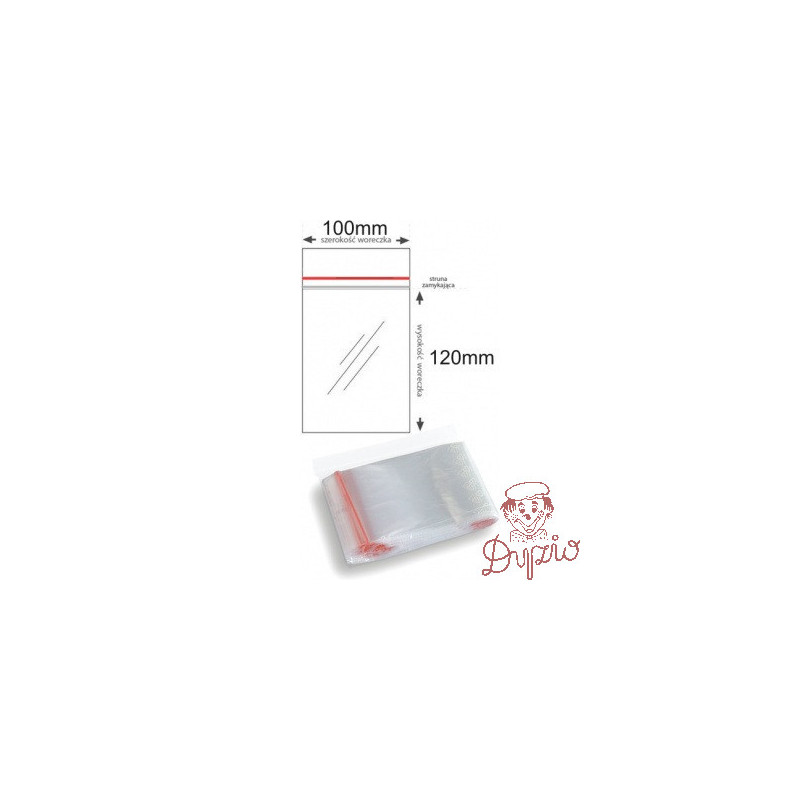 Torebki strunowe 100x120mm (100szt) (B3-SW-0065)