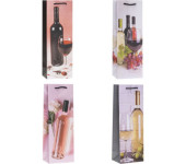 Torebka prezentowa 12x36x9cm Lux TBF-24011-BB ROZETTE