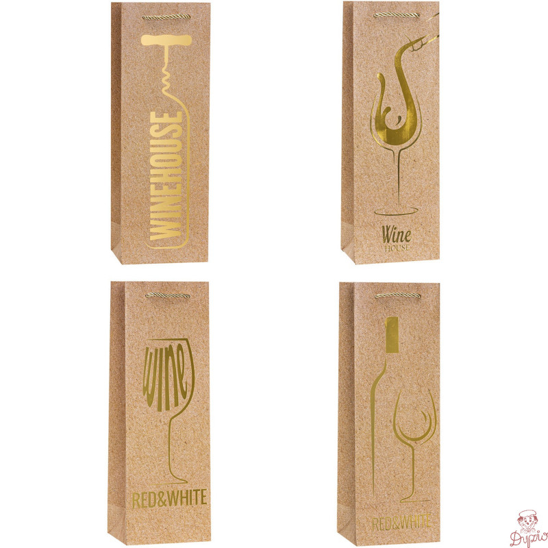 Torebka prezentowa 12x36x9cm TBF-24013-HS-BB ROZETTE