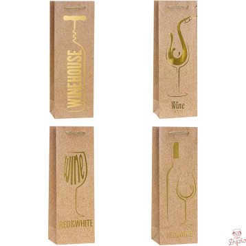 Torebka prezentowa 12x36x9cm TBF-24013-HS-BB ROZETTE