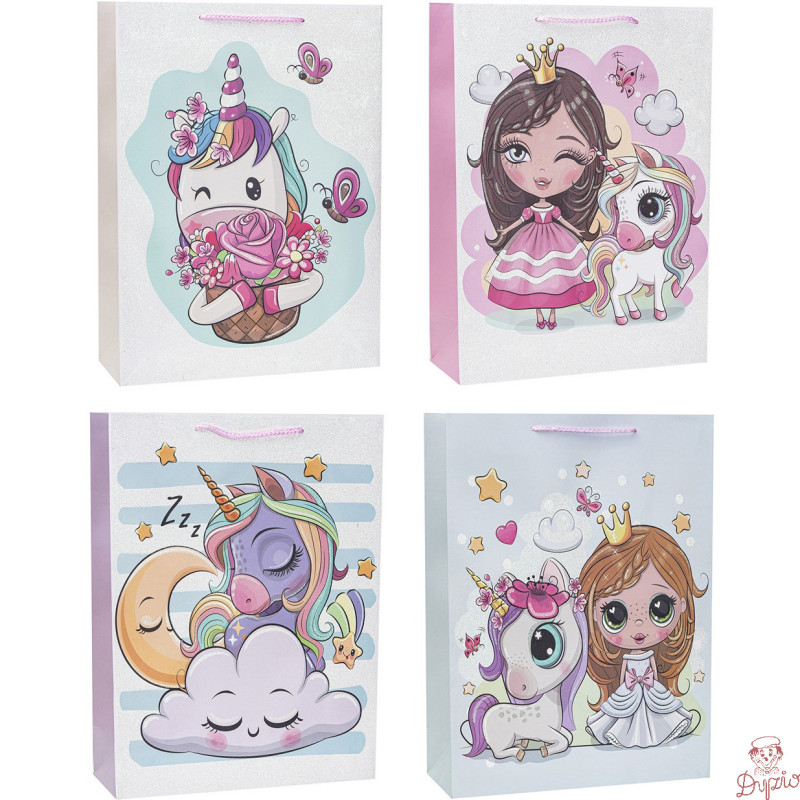 Torebka prezentowa 18x23x8cm TD-23169-GL-A5 ROZETTE