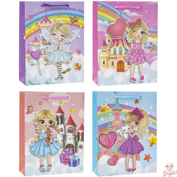 Torebka prezentowa 18x24x8cm TD-23122-3D-A5 ROZETTE