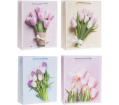 Torebka prezentowa 18x23x8cm tulipany TK-24023-GL-A5 ROZETTE