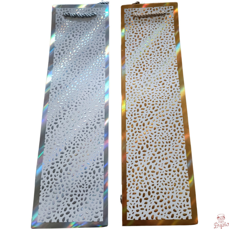 Torebka prezentowa 11x38x11cm TBG-23072-HS-BB ROZETTE