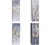 Torebka prezentowa 12x36x9cm na butelkę TBF-24014-HS-BB ROZETTE