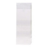 Torebka prezentowa 12x36x10cm na butelkę Lux Biała z brokatem BB ROZETTE