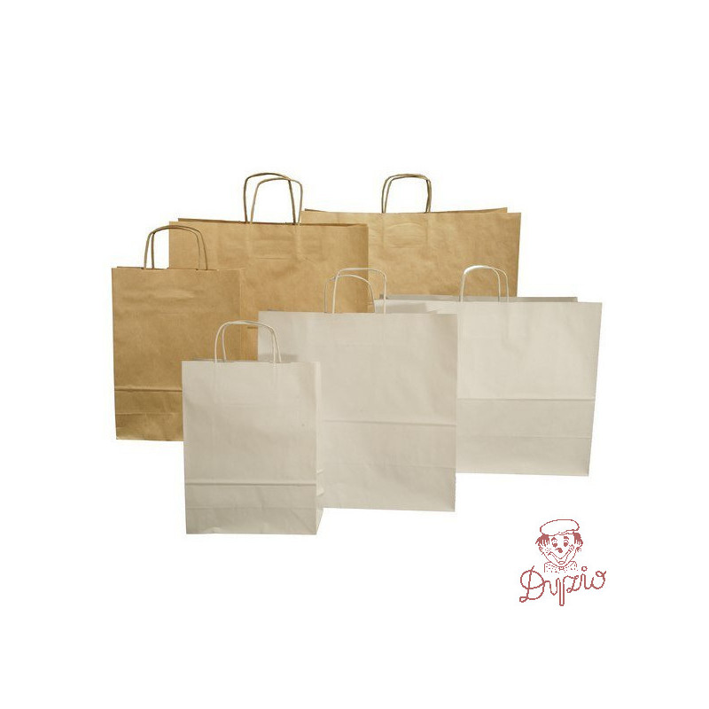 Torba ekologiczna ECOBAG 240x100x320mm brązowa E1001300