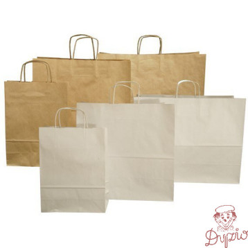 Torba ekologiczna ECOBAG 240x100x320mm biała E1001100
