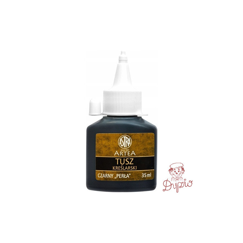 Tusz kreślarski czarny 35ml Czarna Perła 81030908 ASTRA