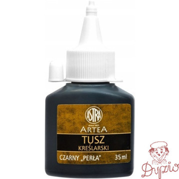 Tusz kreślarski czarny 35ml Czarna Perła 81030908 ASTRA