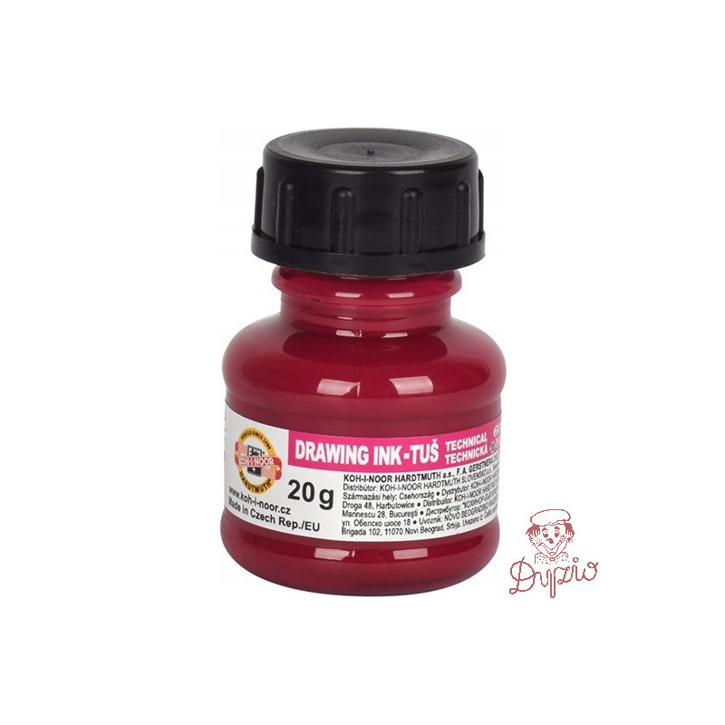 Tusz kreślarski 20g magenta 1417005 KOH-I-NOOR