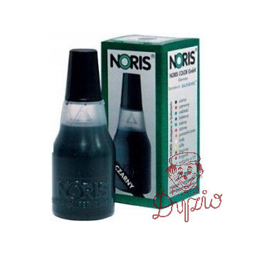 Tusz NORIS 110S 25ml czarny wodny do znakowania papieru NO110SCA/10