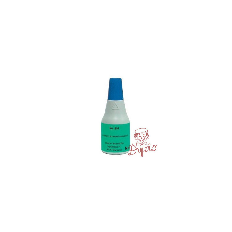 Tusz NORIS 210 metal czarny 25ml do stempli metalowych NO210CA