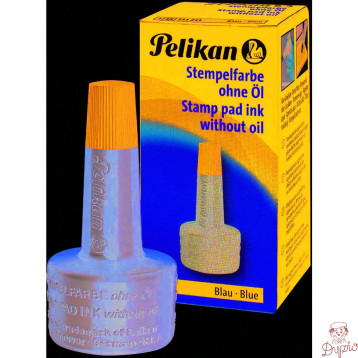Tusz do stempli 28ml niebieski PELIKAN 400142581