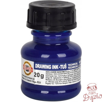 Tusz kreślarski 20g niebieski 141700702 KOH-I-NOOR