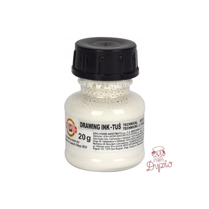 Tusz kreślarski 20g biały 141728/141700102LP KOH-I-NOOR