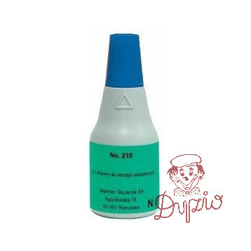 Tusz NORIS 210 metal 25ml czerwony do stempli metalowych NO210CE