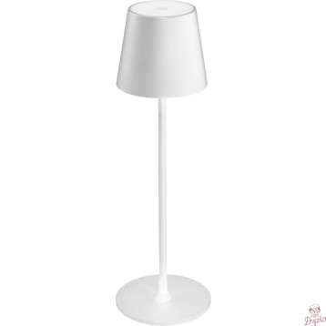 Lampka restauracyjno-barowa led PLATINET biała 4W 400lm wodoodporna z akumulatorem 4000mAh (45926)