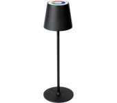 Lampka restauracyjno-barowa led PLATINET czarna RGB 4W 400lm wodoodporna z akumulatorem 4000mAh (PTL44RGB)
