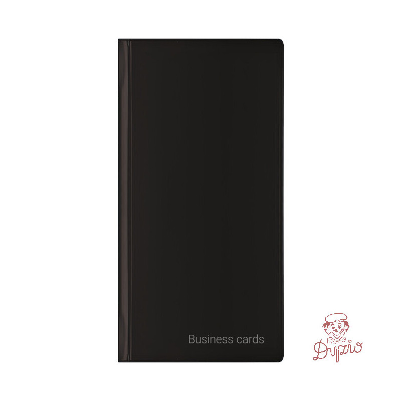 Wizytownik Etui na 96 wizytówek czarny WI-02 BIURFOL