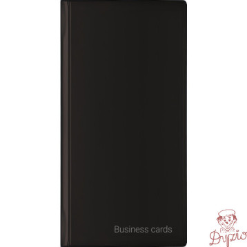 Wizytownik Etui na 96 wizytówek czarny WI-02 BIURFOL