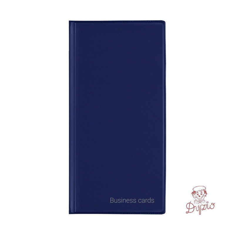 Wizytownik Etui na 96 wizytówek Premium granatowy WI-24-02 BIURFOL