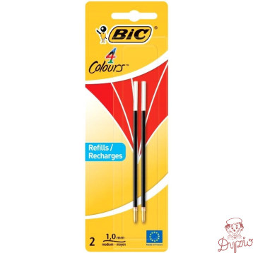 Wkład czerwony do długopisów 4 Colors (2sztuki) 929243 BIC