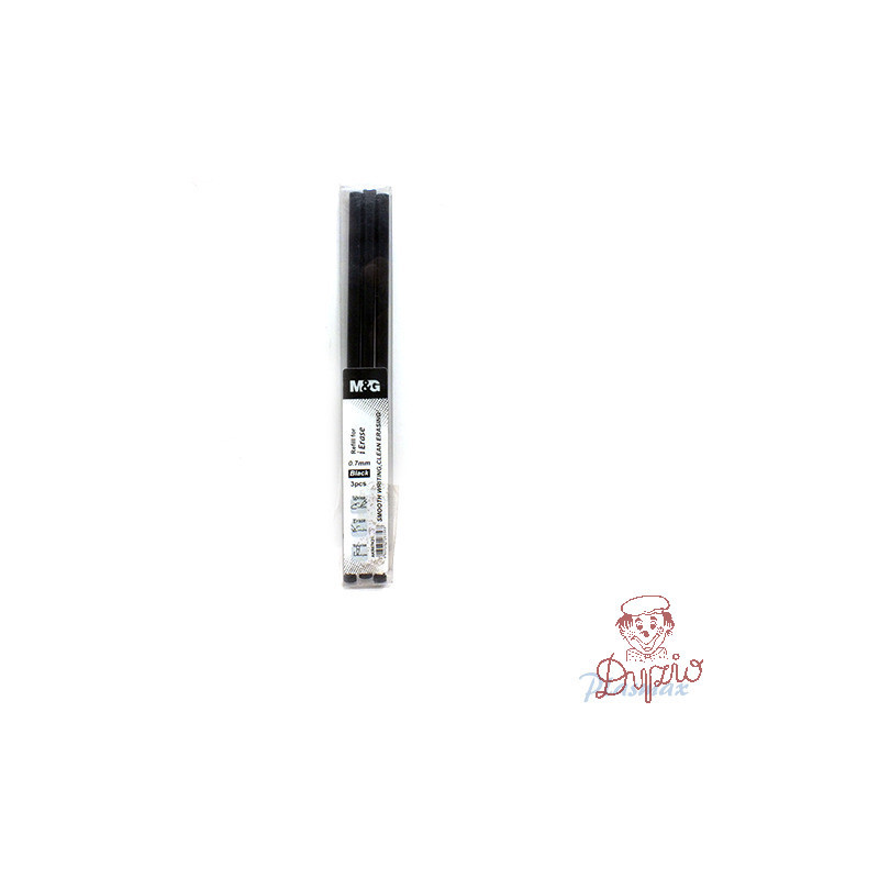 Wkłady iERASE usuwalne czarne (3) 0.7mm STAEDTLER MG AKR67K21-9