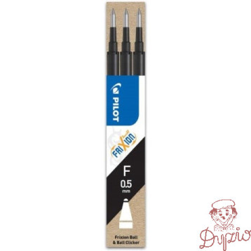 Wkład FRIXION CLIKER 0,5mm czarny (3szt) PIBLS-FR5-B-S2-E PILOT