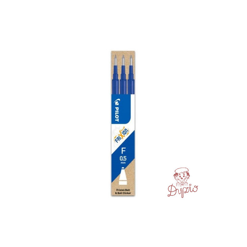 Wkład FRIXION CLIKER 0,5mm niebieski (3szt) PIBLS-FR5-L-S3-E PILOT