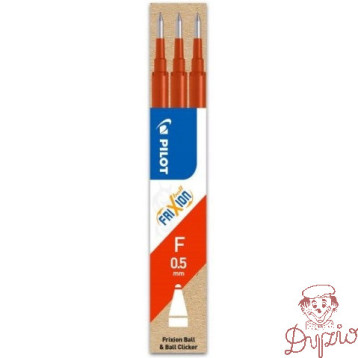 Wkład FRIXION CLIKER 0,5mm czerwony (3szt) PIBLS-FR5-R-S3-E PILOT