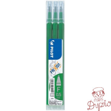 Wkład FRIXION CLIKER 0,5mm zielony (3szt) PIBLS-FR5-G-S3-E PILOT