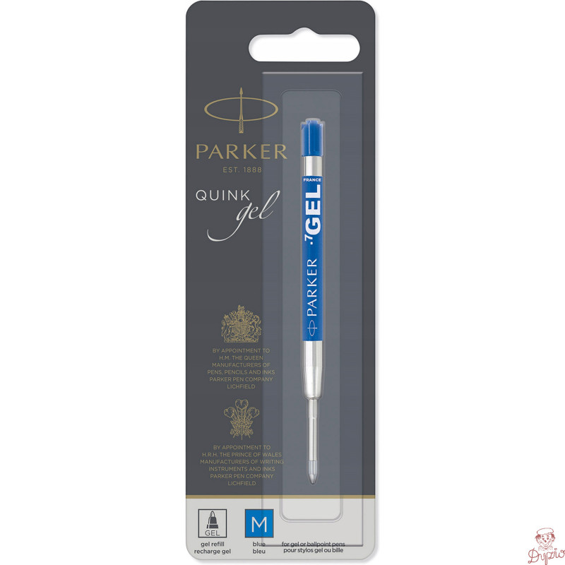 Wkład żelowy do długopisu 0,7mm niebieski PARKER 1950346