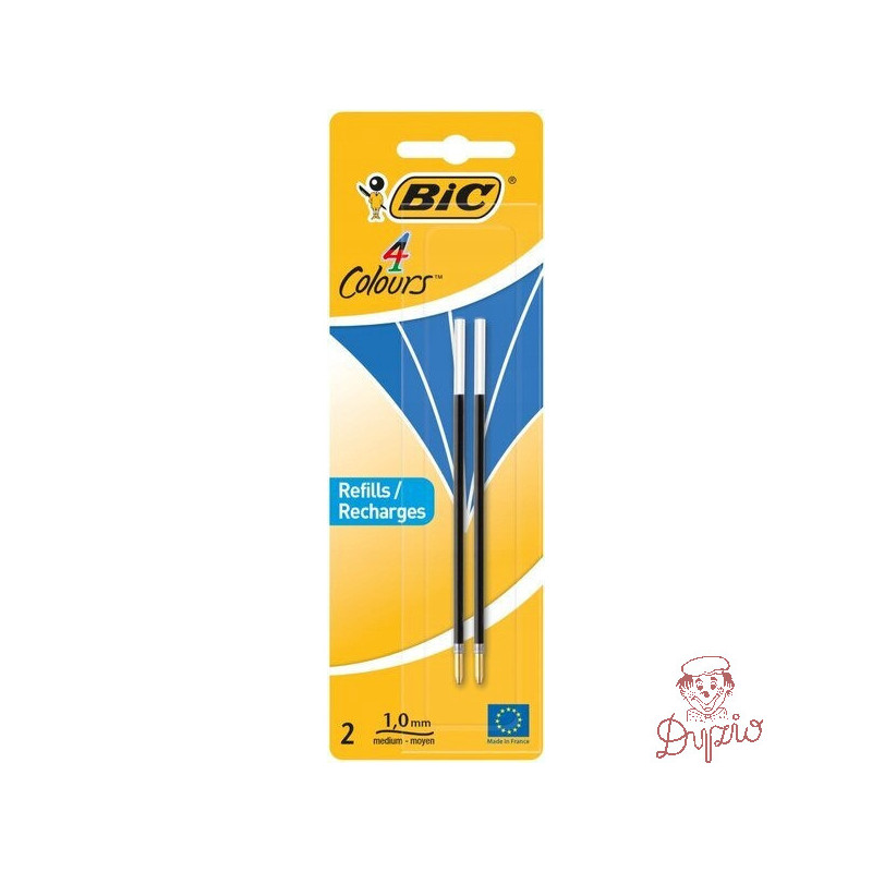 Wkład niebieski do długopisów 4 Colors (2sztuki) 931778 BIC