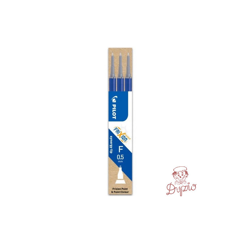 Wkład FRIXION POINT 0,5mm niebieski (3szt) BLS-FRP5-L-S3 PILOT