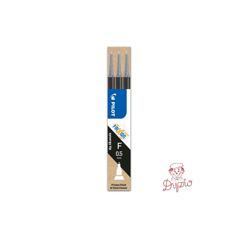 Wkład FRIXION POINT 0,5mm czarny (3szt) BLS-FRPS-B-S3 PILOT